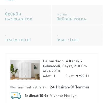 Vivense Teslimat Sorunları Ve Müşteri Hizmetleri İlgisizliği