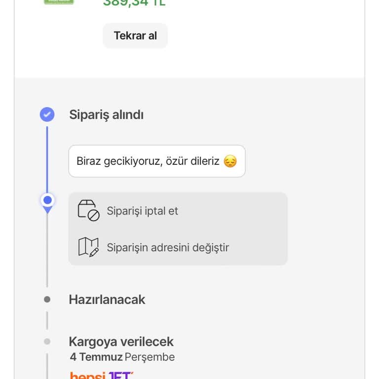Hepsiburada Sattığı Ürünü Göndermeyi Unuttu!