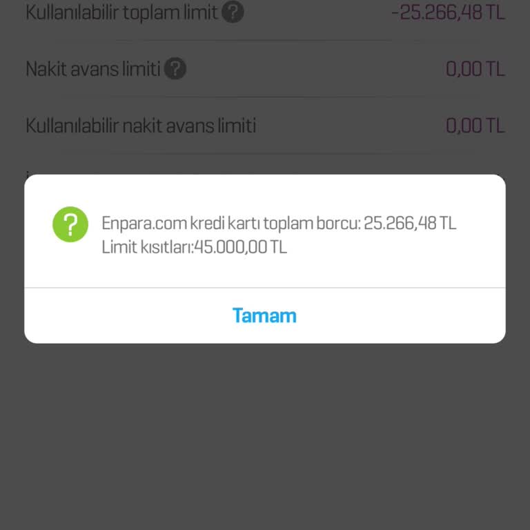 Enpara Kredi Kartı Yapılandırma İptali Ve Limit Kısıtlaması Sorunu