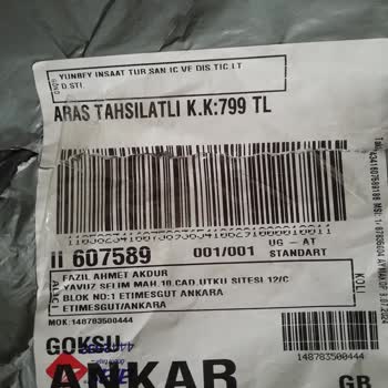 Yunbey İnşaat Yanlış Ürün Gönderimi Ve Haksız Kazanç Şikayeti