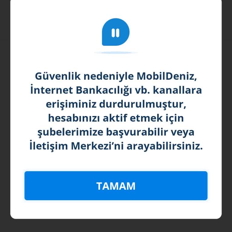 Denizbank Mobil Bankacılık Sıkıntısı