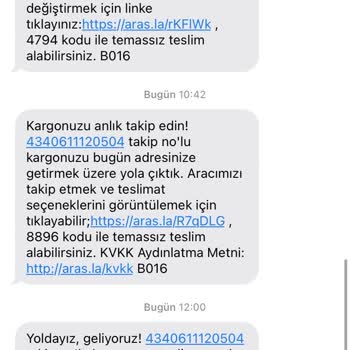 Aras Kargo Teslim Edilmeyen Kargo