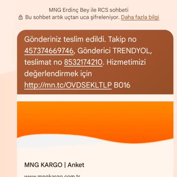 MNG Kargo Kendi Kendine Puanlama