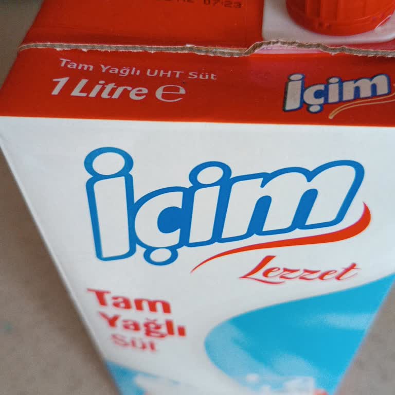 İçim Süt ve Süt Ürünleri İçim %3.5yağlı Sütte Kötü Koku Ve Acı Tat