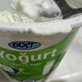 BİM Dost Yoğurtta Cam
