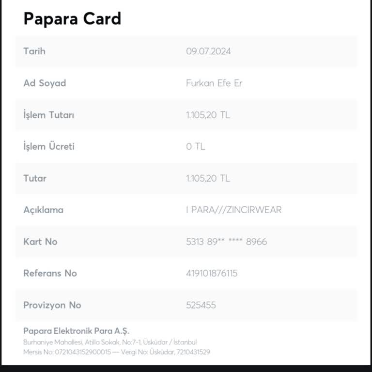 Zincirwear Ürün Teslimatı Ve İletişim Sorunları