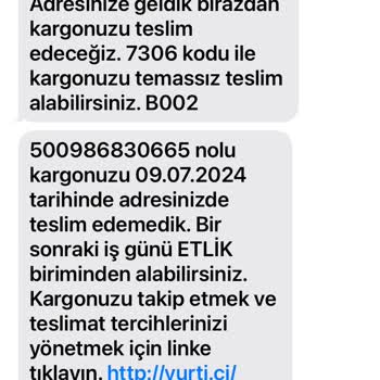 Yurtiçi Kargo Ürünümü Ziyan Etti