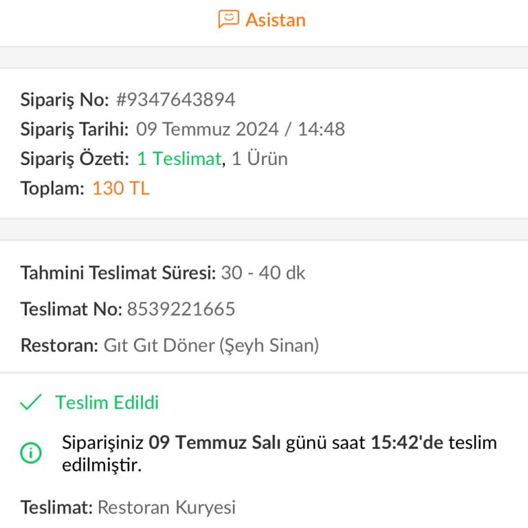 Trendyol Yemek İadesini Yapmıyor. Müşterisinin Arkası Da Durmuyor.