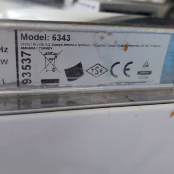 Arçelik 6343 Bulaşık Makinesi Sepeti Paslanması