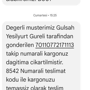 Sürat Kargo Şirketinden Şikayetçiyim Bilgilendirme Mesajı Almadım
