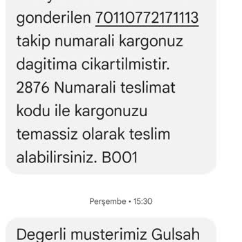 Sürat Kargo Şirketinden Şikayetçiyim Bilgilendirme Mesajı Almadım