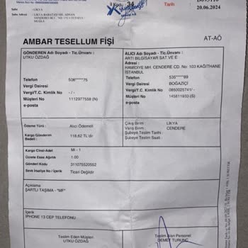 iPhone Acil! İPhone 13 Kayıp Mağdurum