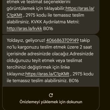 Aras Kargo Aldatması Ve Teslimat Yapmaması