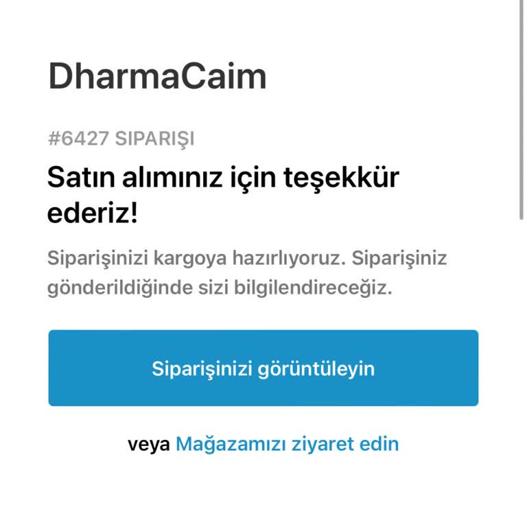 Dharma Caim Ürün Göndermiyor