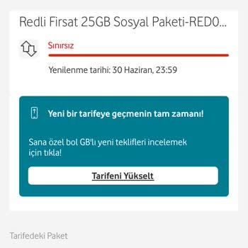 Vodafone Paket Aşımı Ve Çözüm Süreci