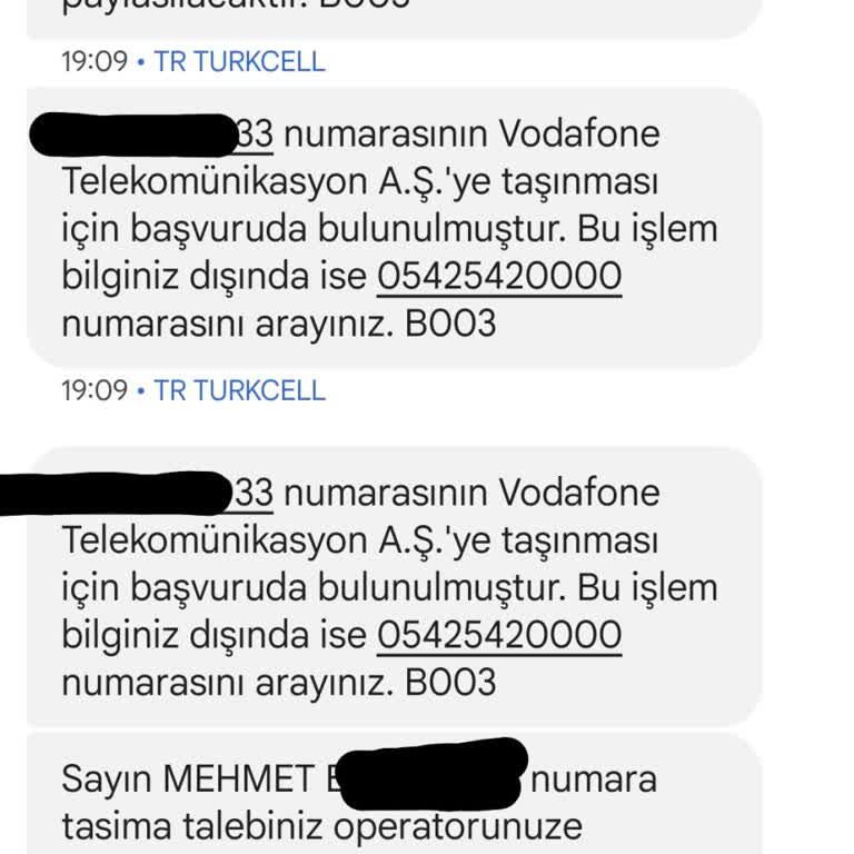 Vodafone Numara Taşıdım, Hattım Askıda Kaldı Kapandı