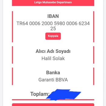 Denetim Yapmayan Uygulama Letgo