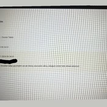Yedek Parça Budur Kendi Hataları Kaynaklı İade Kabulü Etmemeleri