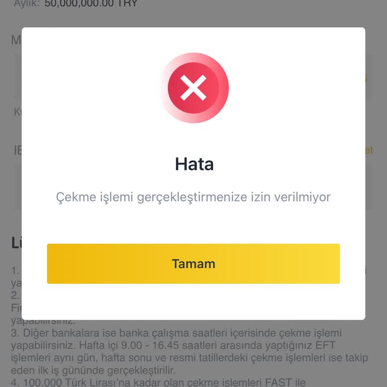 Binance TR Binance Parama El Koydu