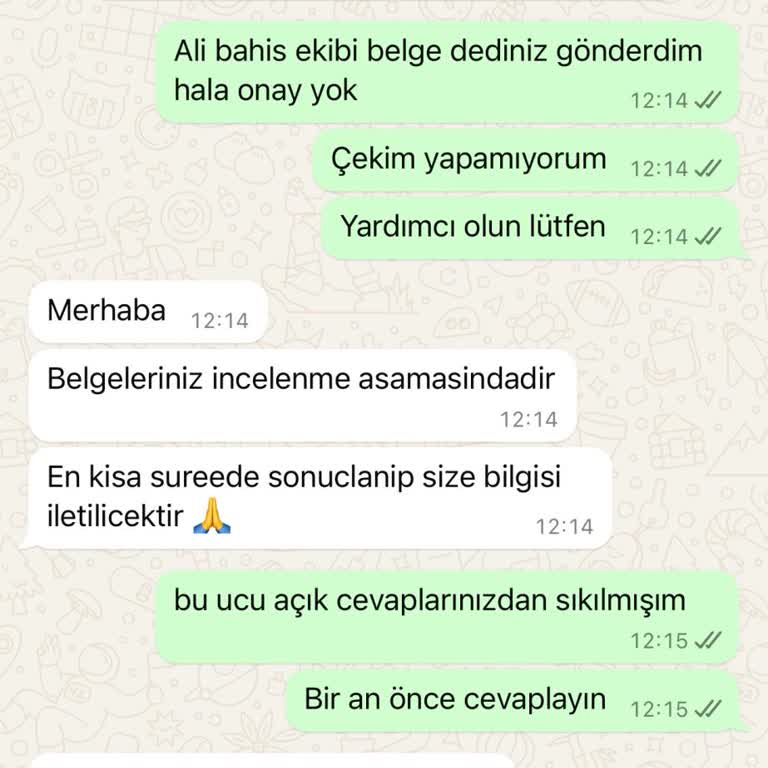 Alibahis'te Çekim Sorunu Ve İletişim Eksikliği