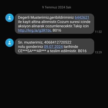 Aras Kargo Adıma Gönderilen Kargo