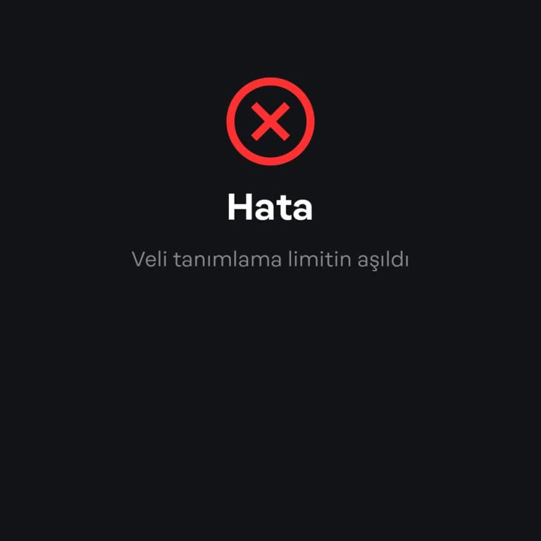 Papara Veli Onay Hatası