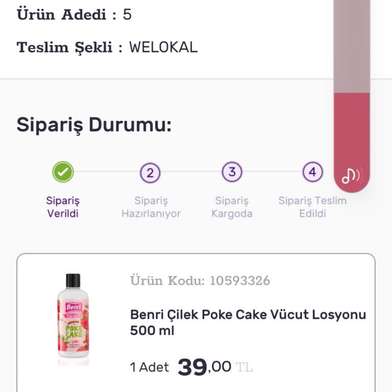 Gratis Online Siparişimin Durumu Hakkında Yardım Talebi