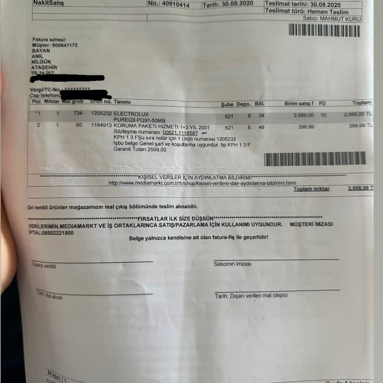 Media Markt Sigorta Maillere Dönmüyor