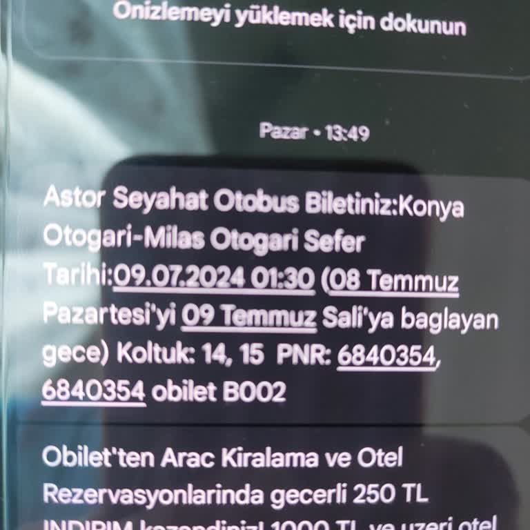 Obilet Hareket Saati Yalanları!