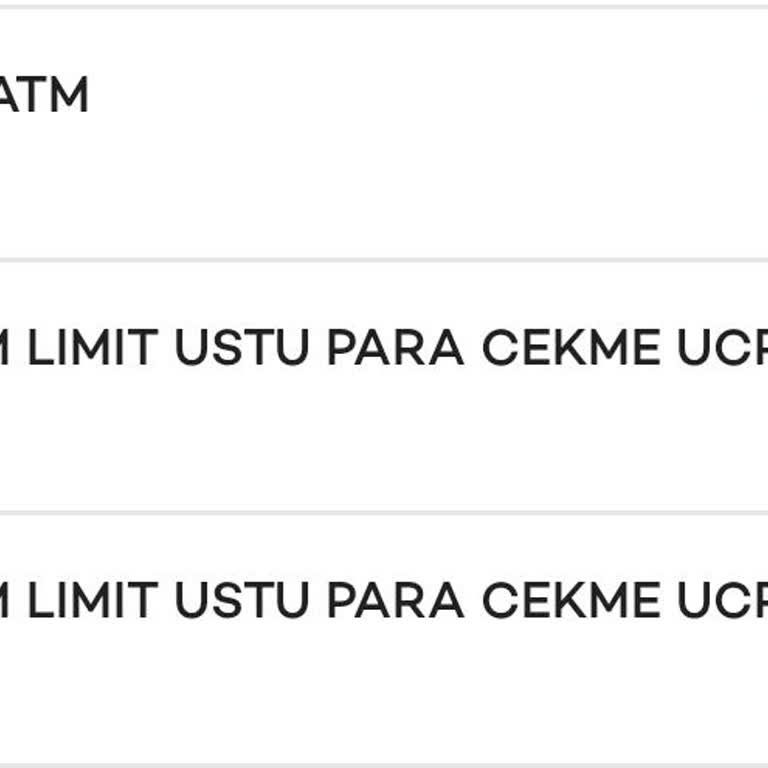 Akbank ATM İşlem Ücreti Mağduriyeti