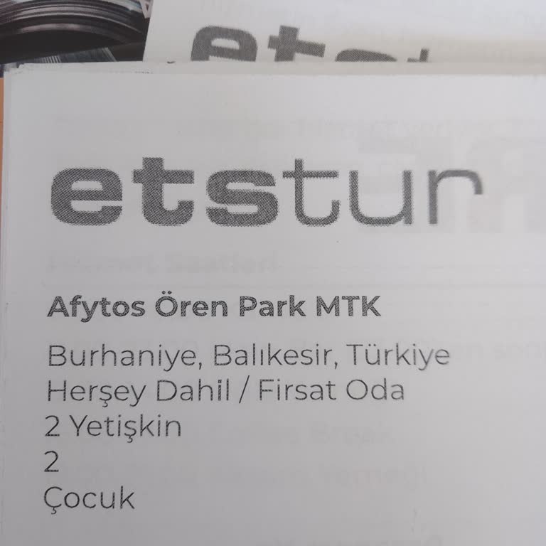 Etstur Afytos Ören Park Otel'de Hayal Kırıklığı