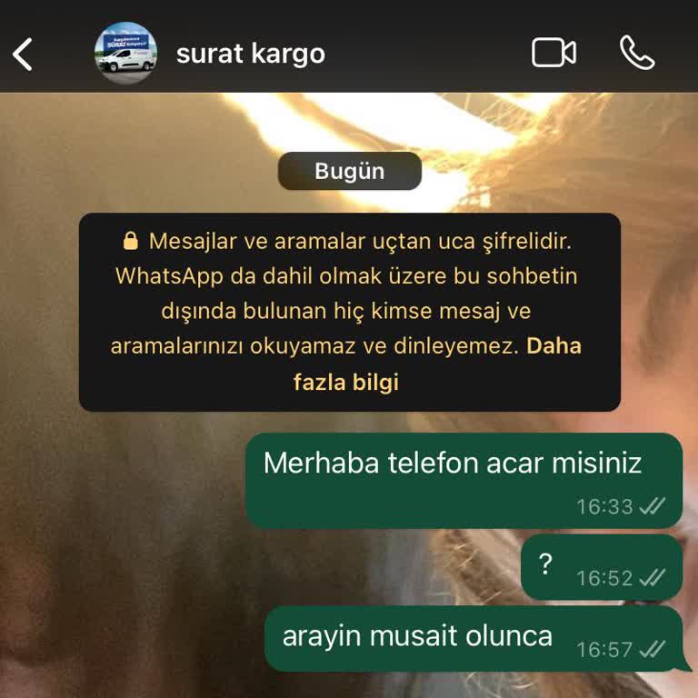 Sürat Kargo Kargom Nerede Cevap Verin