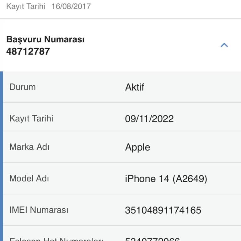 Gelir İdaresi Başkanlığı Harcı Ödenmiş I Phone