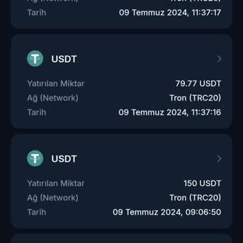 BTCTURK Kaybolan USDT Çözülemeyen Problem