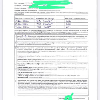 Akbank Harcama İtirazı Mağduru