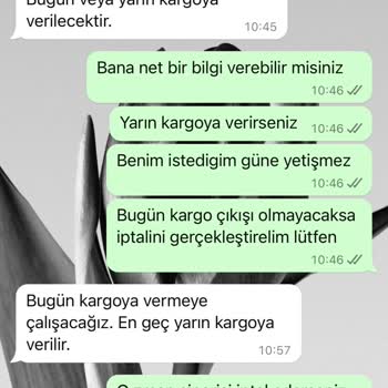 İdil Mulhan Butik Kargoya Verilmeyen Ürün