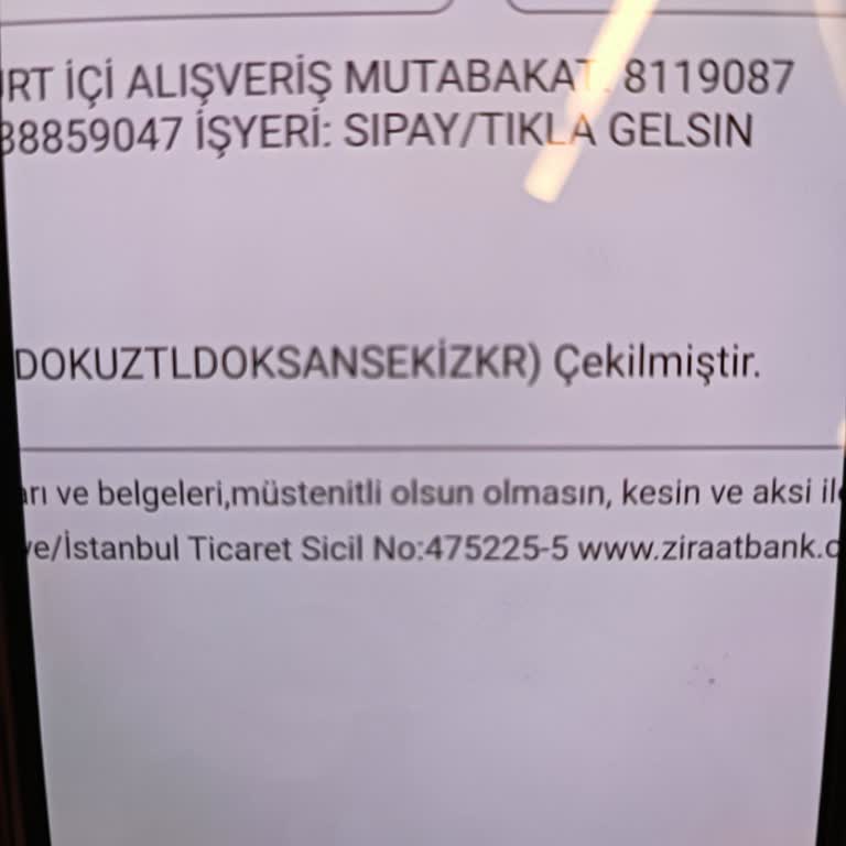 Tıkla Gelsin Paramı Aldı Yemeği Vermedi