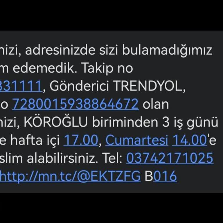 Batsın Bolu Merkez MNG Kargo