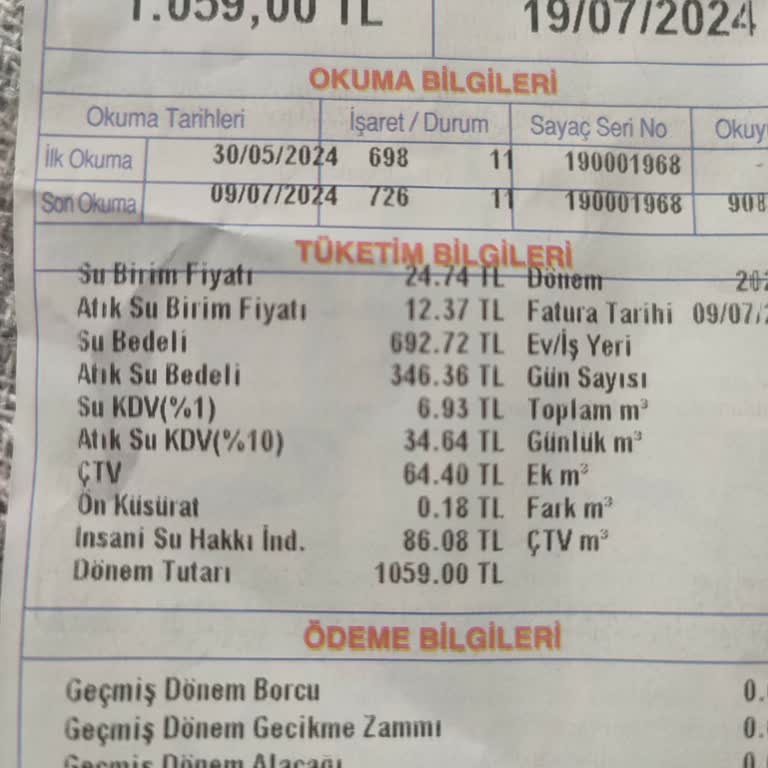 İSKİ Su Faturası Şoku