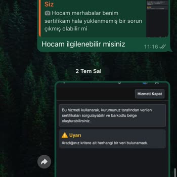 Pozitif Bilimler Akademisi Eğitim Sertifikamı Vermediler