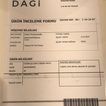 Dagi Mayo Bikini Hatalı