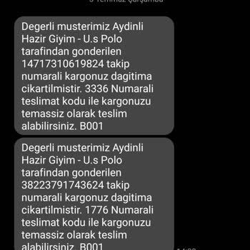 Sürat Kargo SMS Gönderiyor Ama Ürünü Teslim Etmek İçin Eve Gelmiyor