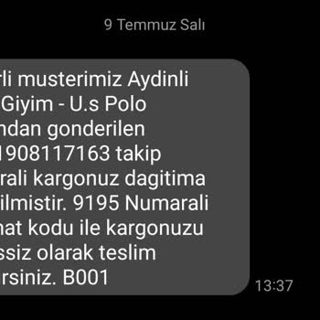 Sürat Kargo SMS Gönderiyor Ama Ürünü Teslim Etmek İçin Eve Gelmiyor