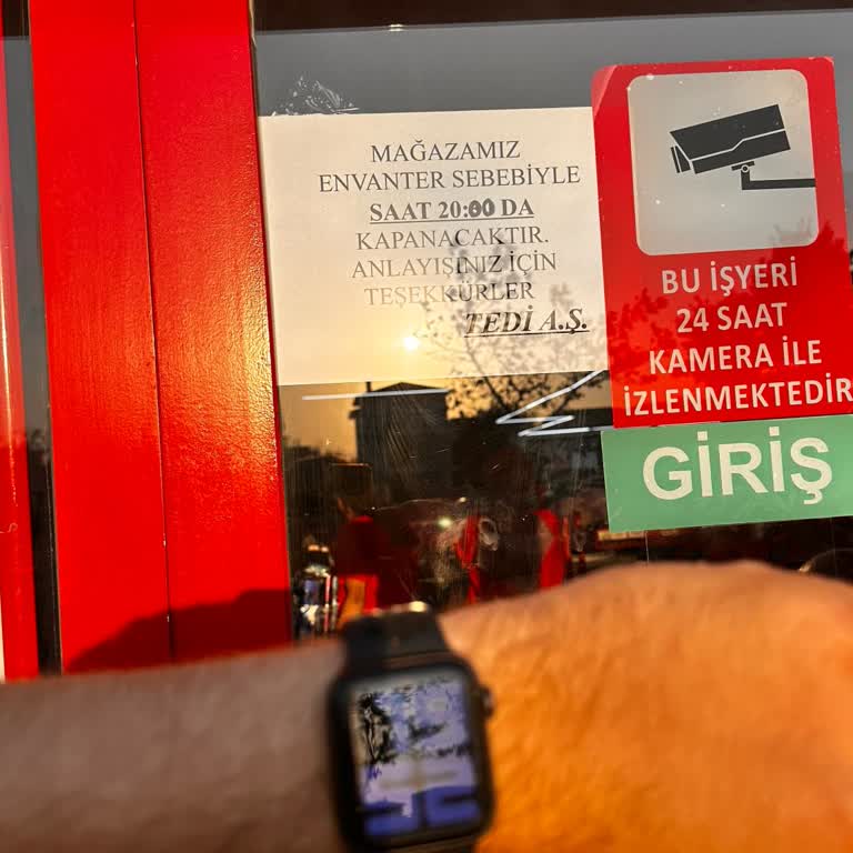 Tedi Discount Tekstil Mağazacılık Mağaza Erken Kapama