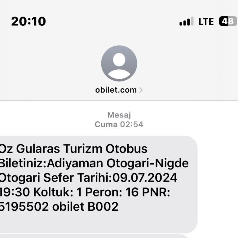Öz Gülaras Turizm Köy Minibüsü Otobüs Değil