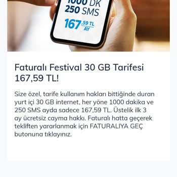 Türk Telekom Fatura Aşım Diye Bir An Ücret Belli Ettiler Şikayetçiyim
