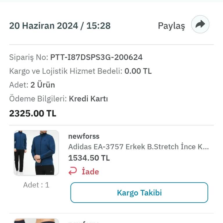 PTT Kargo İade Edilen Ürünün Ücreti Eksik Yatırıldı