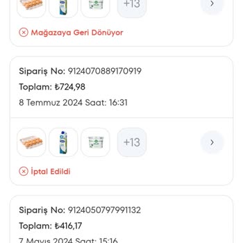 A101 Kapıda 2 Gündür Siparişimi İptal Ediyor Ve Para İadesi Yapmıyor