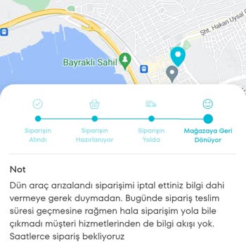 A101 Kapıda 2 Gündür Siparişimi İptal Ediyor Ve Para İadesi Yapmıyor