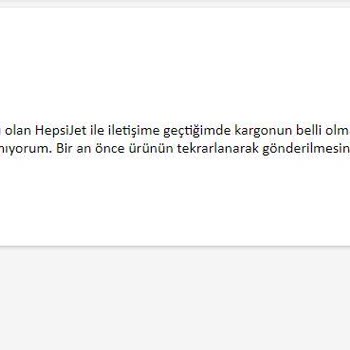 Altınyıldız Siparişimi Kaybedip 3 Aydır Oyalıyor